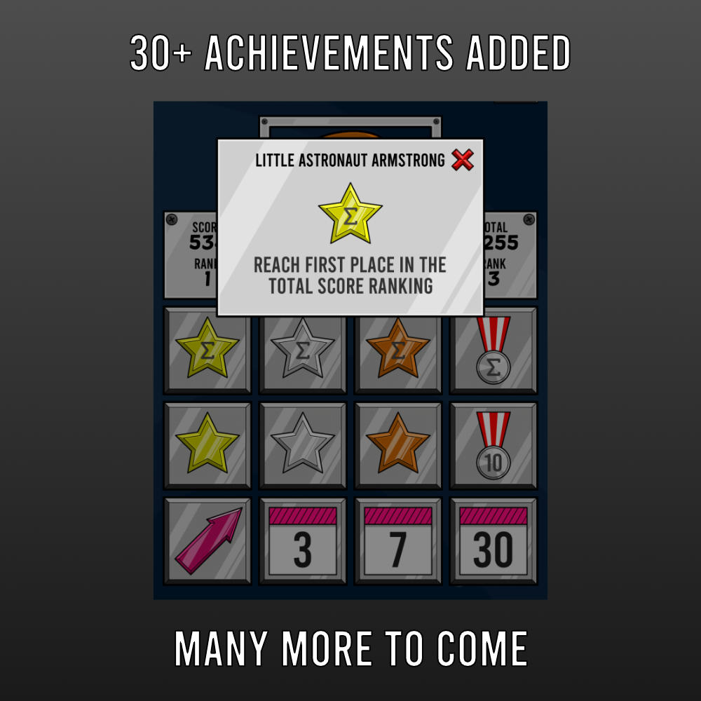 30+ Achievements Added