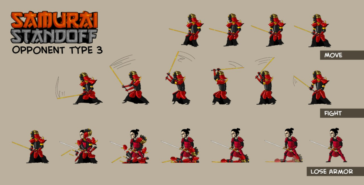 Samurai Standoff Enemy Mockup